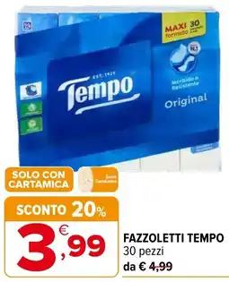 Iperal Fazzoletti TEMPO offerta