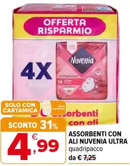 Iperal Assorbenti con ali nuvenia ultra offerta
