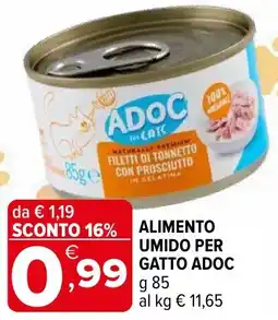 Iperal Alimento umido per gatto ADOC offerta