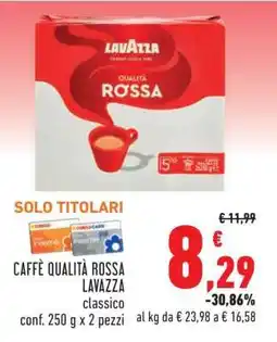 Conad CAFFÈ QUALITÀ ROSSA LAVAZZA offerta