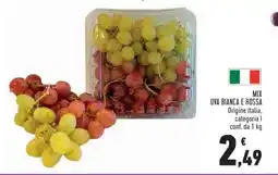 Conad MIX UVA BIANCA E ROSSA offerta