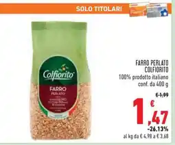 Conad FARRO PERLATO COLFIORITO offerta