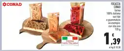 Conad Focaccia Conad offerta