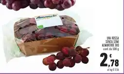 Conad UVA ROSSA SENZA SEMI ALMAVERDE BIO offerta