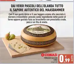 Conad FORMAGGIO MAASDAM CONAD offerta