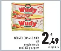 Conad WURSTEL CLASSICO WUDY offerta