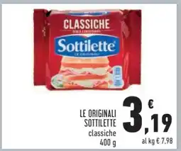 Conad LE ORIGINALI SOTTILETTE offerta
