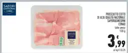 Conad PROSCIUTTO COTTO DI ALTA QUALITÀ NAZIONALE SAPORI&DINTORNI CONAD offerta