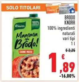 Conad BRODO KNORR offerta