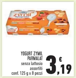 Conad Yogurt Zymil Parmalat offerta