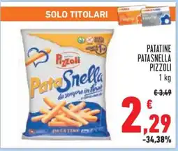 Conad Patatine Patasnella Pizzoli offerta