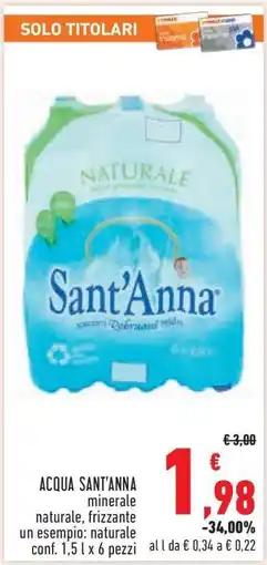 Conad ACQUA SANT'ANNA offerta