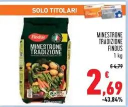 Conad MINESTRONE TRADIZIONE FINDUS offerta