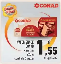 Conad Wafer Snack Conad offerta
