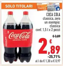 Conad Coca Cola offerta