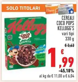 Conad Cereali Coco Pops Kellogg's offerta