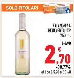Conad Falanghina Benevento IGP offerta