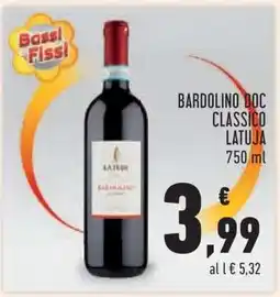 Conad Bardolino DOC Classico Latuja offerta