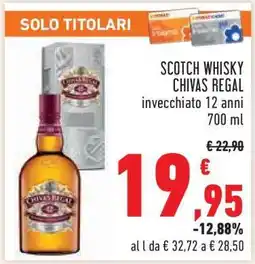 Conad SCOTCH WHISKY CHIVAS REGAL offerta
