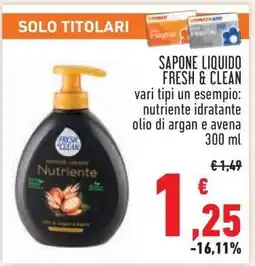 Conad Sapone Liquido Fresh & Clean offerta