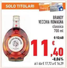 Conad BRANDY VECCHIA ROMAGNA classica offerta
