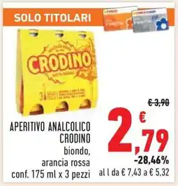 Conad APERITIVO ANALCOLICO CRODINO offerta
