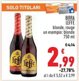 Conad Birra Leffe offerta