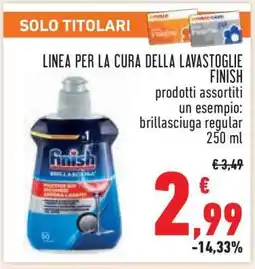 Conad LINEA PER LA CURA DELLA LAVASTOGLIE FINISH offerta