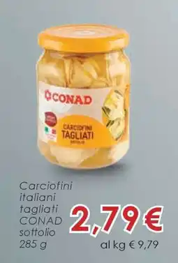 Conad Carciofini italiani tagliati CONAD offerta