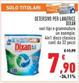 Conad Detersivo per lavatrice Dixan offerta