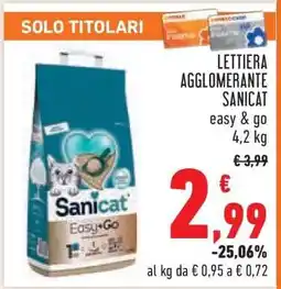 Conad LETTIERA AGGLOMERANTE SANICAT offerta