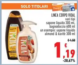 Conad LINEA CORPO VIDAL offerta