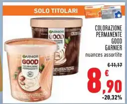 Conad COLORAZIONE PERMANENTE GOOD GARNIER offerta