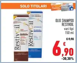 Conad OLIO SHAMPOO RESTIVOIL offerta