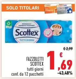 Conad FAZZOLETTI SCOTTEX offerta