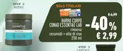 Conad BURRO CORPO CONAD ESSENTIAE LAB offerta