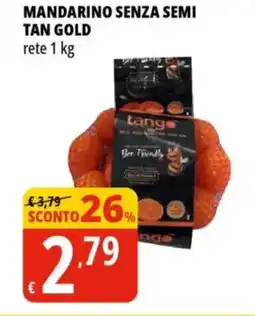 Tigros Mandarino senza semi tan gold offerta