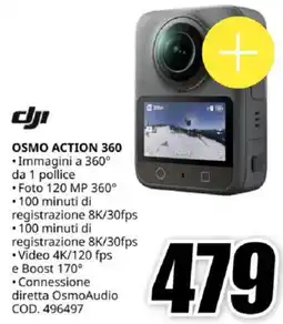 MediaWorld dji OSMO ACTION 360 offerta