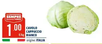 Tigros Cavolo cappuccio bianco offerta