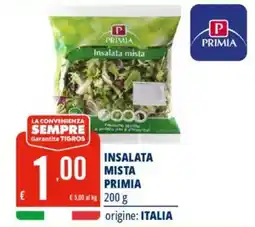 Tigros Insalata mista PRIMIA offerta