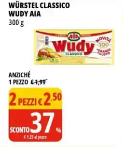 Tigros Würstel classico wudy AIA offerta