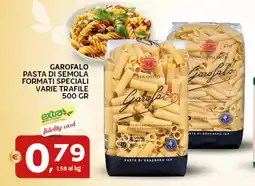 Extra Supermercati Garofalo pasta di semola formati speciali varie trafile offerta