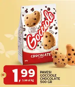 Extra Supermercati Pavesi gocciole chocolate offerta