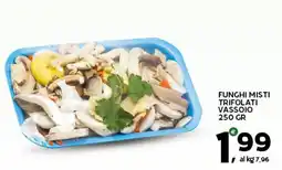 Extra Supermercati Funghi misti trifolati vassoio offerta