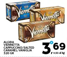 Extra Supermercati Algida viennetta cappuccino/salted caramel/vaniglia offerta