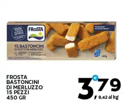 Extra Supermercati Frosta bastoncini di merluzzo 15 pezzi offerta