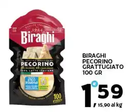 Extra Supermercati Biraghi pecorino grattugiato offerta