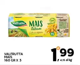Extra Supermercati Valfrutta mais offerta