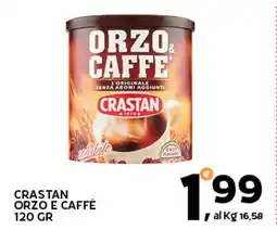 Extra Supermercati Crastan orzo e caffé offerta