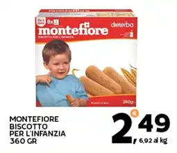 Extra Supermercati Montefiore biscotto per l'infanzia offerta